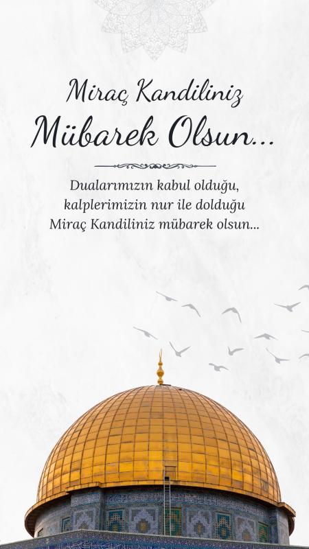 Miraç  Kandiliniz Mübarek Olsun